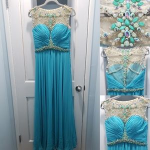 NWOT Rachel Allan Dress Worn Once for few hours!!!